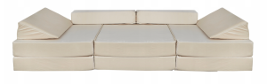 KANAPA SOFA modułowa rozkładana dla dzieci łózko poduszka materac piankowa