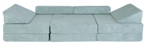 KANAPA SOFA modułowa rozkładana dla dzieci łózko poduszka materac piankowa