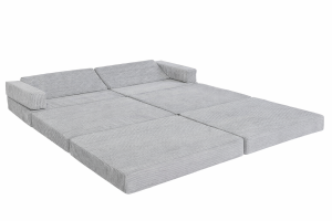 KANAPA SOFA modułowa rozkładana dla dzieci łózko poduszka materac piankowa